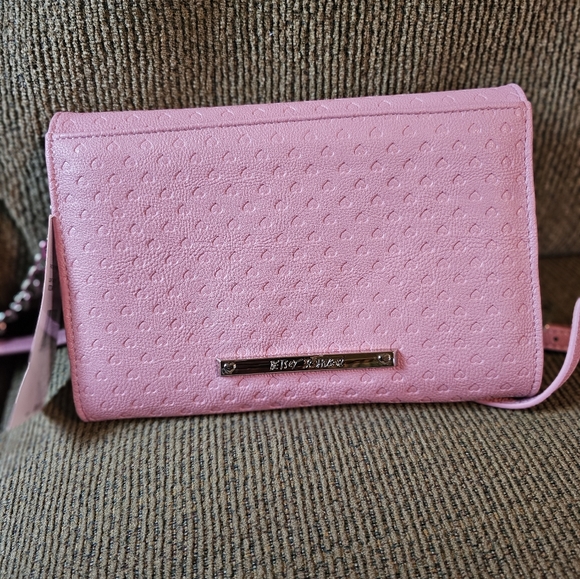 Betsey Johnson Light Mauve Crossbody NWT - Picture 6 of 16